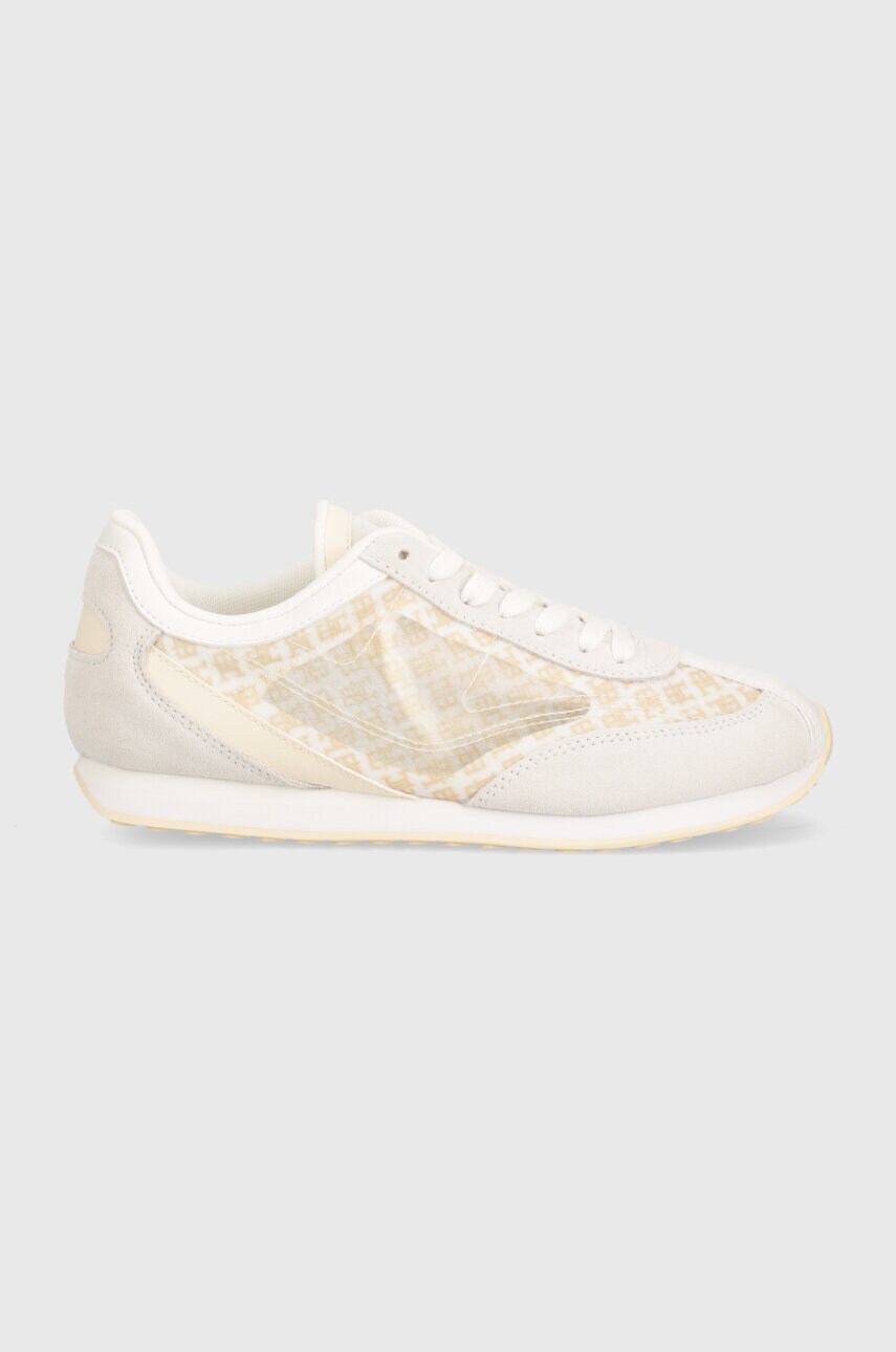 Кросівки Tommy Hilfiger TH MONOGRAM HERITAGE RUNNER колір бежевий FW0FW07893