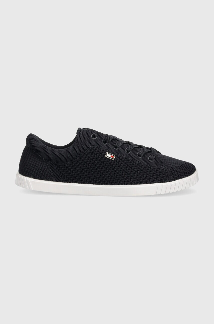 Кросівки Tommy Hilfiger FLAG LACE UP SNEAKER KNIT колір синій FW0FW08074