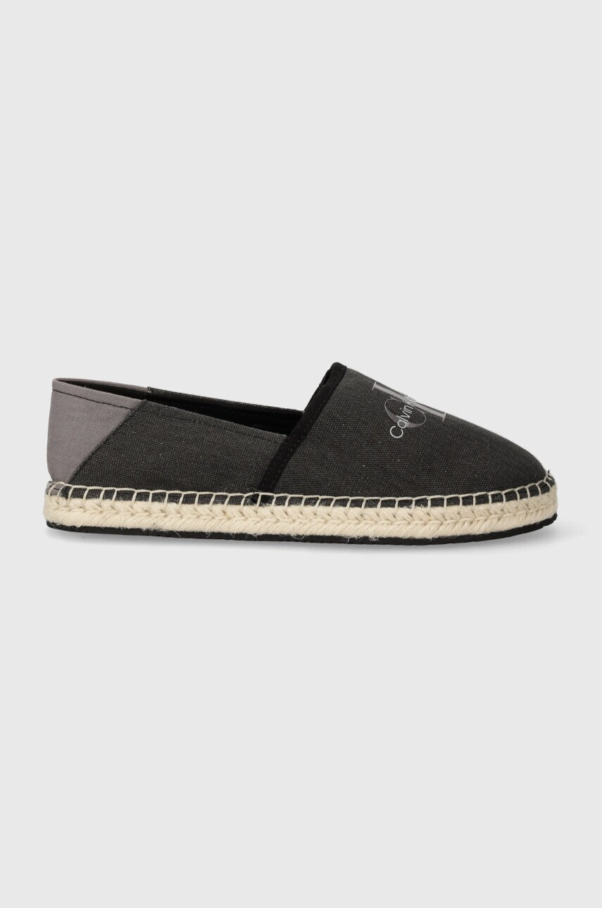 Еспадрилі Calvin Klein Jeans ESPADRILLE ML BTW колір чорний