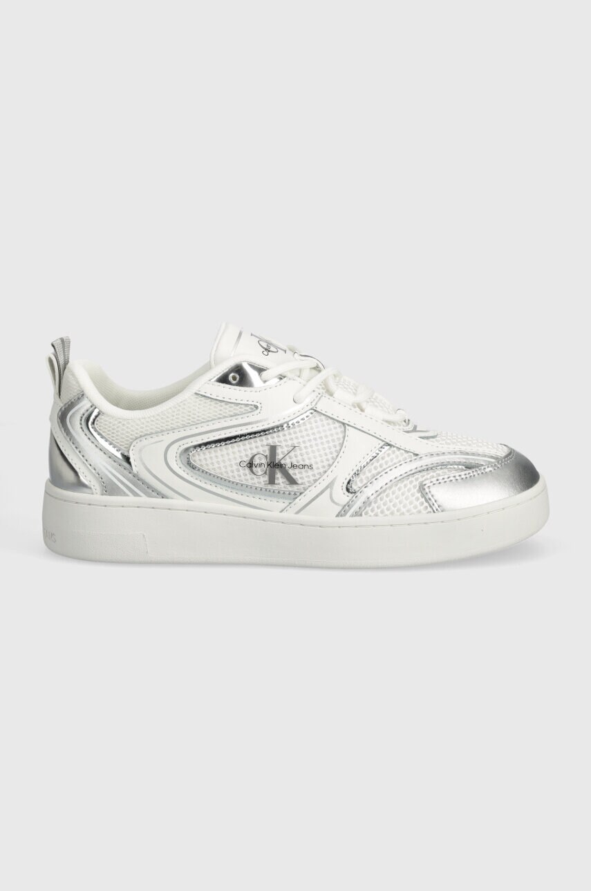 Кросівки Calvin Klein Jeans BASKET CUPSOLE LOW MIX ML MR колір білий YW0YW01386
