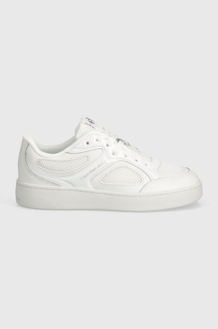 Кросівки Calvin Klein Jeans BASKET CUPSOLE LOW MIX IN MET колір білий YW0YW01387