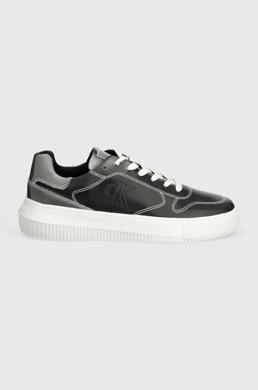 Кросівки Calvin Klein Jeans CHUNKY CUPSOLE LOW LACE MG DC колір срібний YW0YW01429