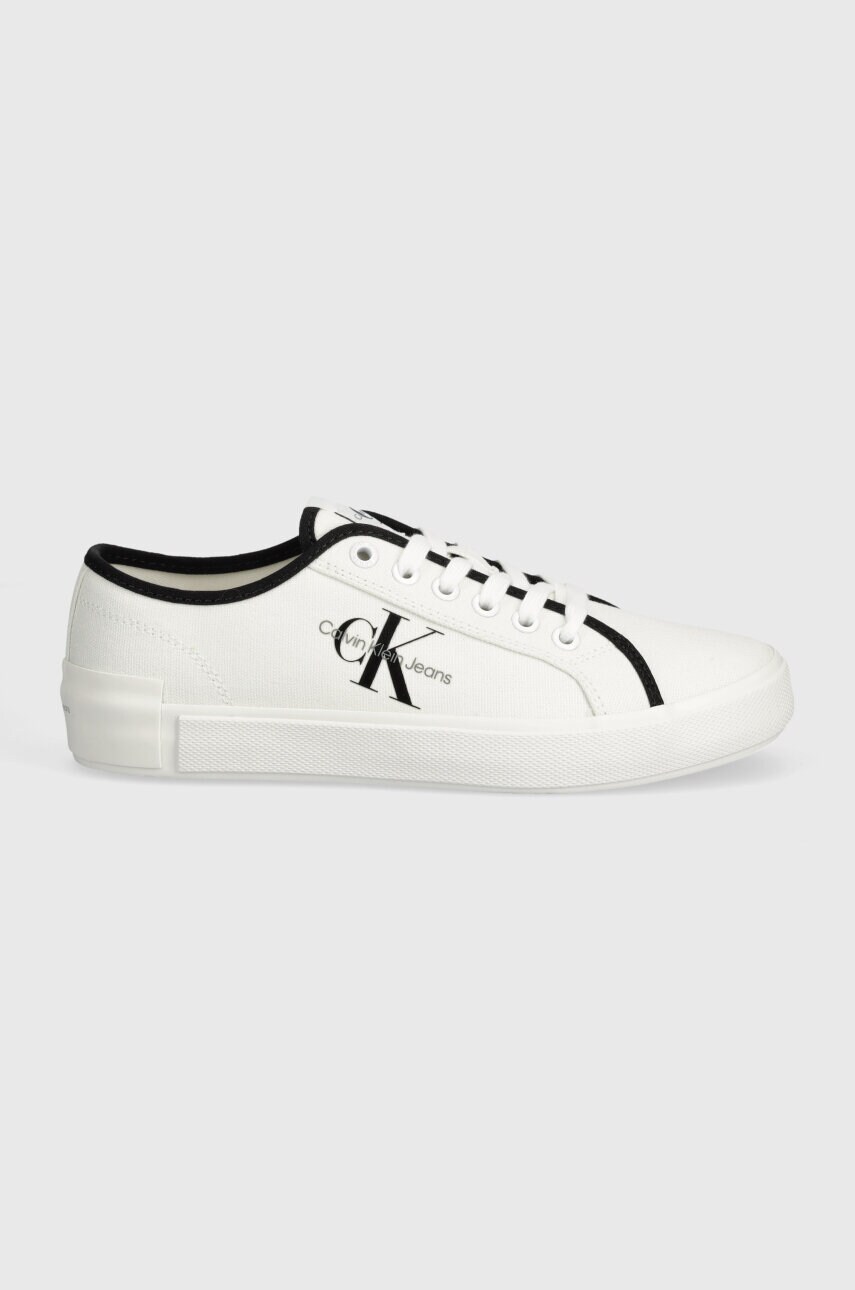 Кеди Calvin Klein Jeans SKATER VULCANIZED LOW CS ML MR жіночі колір білий YW0YW01453
