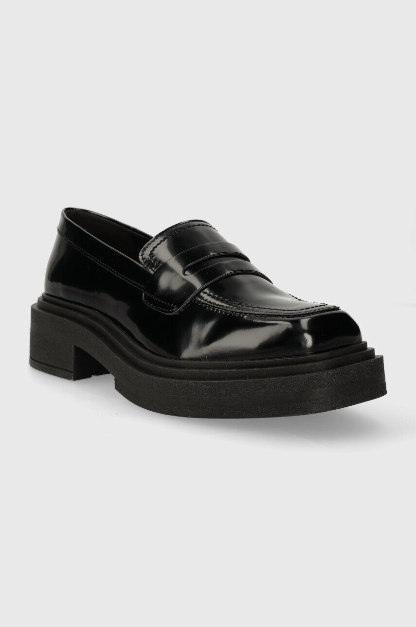 Мокасини Steve Madden Charley жіночі колір чорний на платформі SM11002970