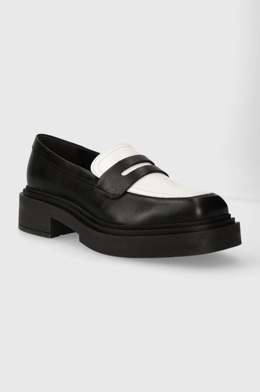 Мокасини Steve Madden Charley жіночі колір чорний на плоскому ходу SM11002970