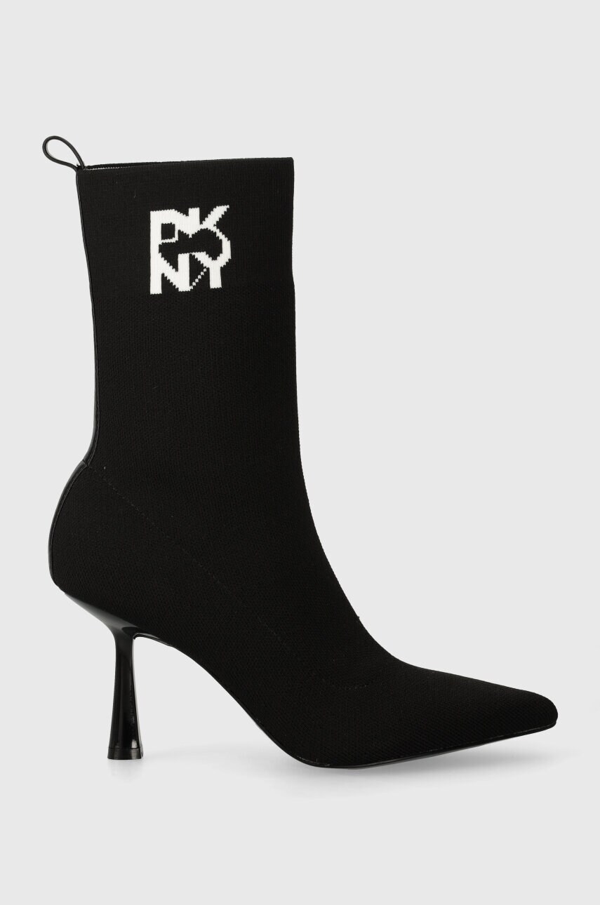 Черевики Dkny Sansa жіночі колір чорний на шпильці K2490325