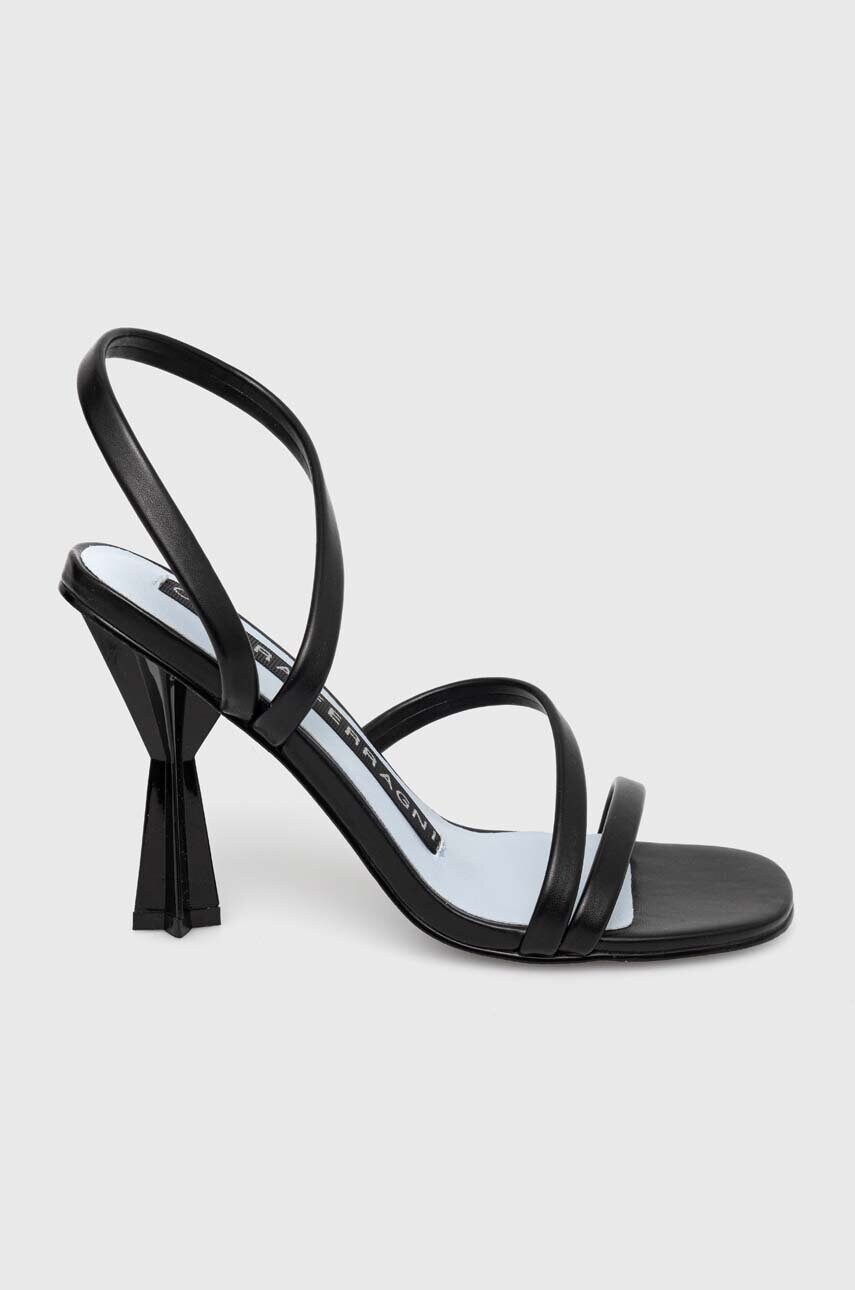 Купити Сандалі Chiara Ferragni Slim Andromeda колір чорний CF3341_001 – головне зображення