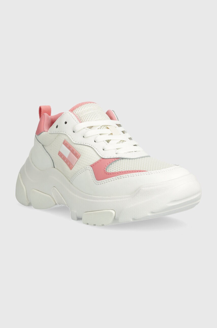 Кросівки Tommy Jeans TJW LIGHTWEIGHT HYBRID RUNNER колір білий EN0EN02566