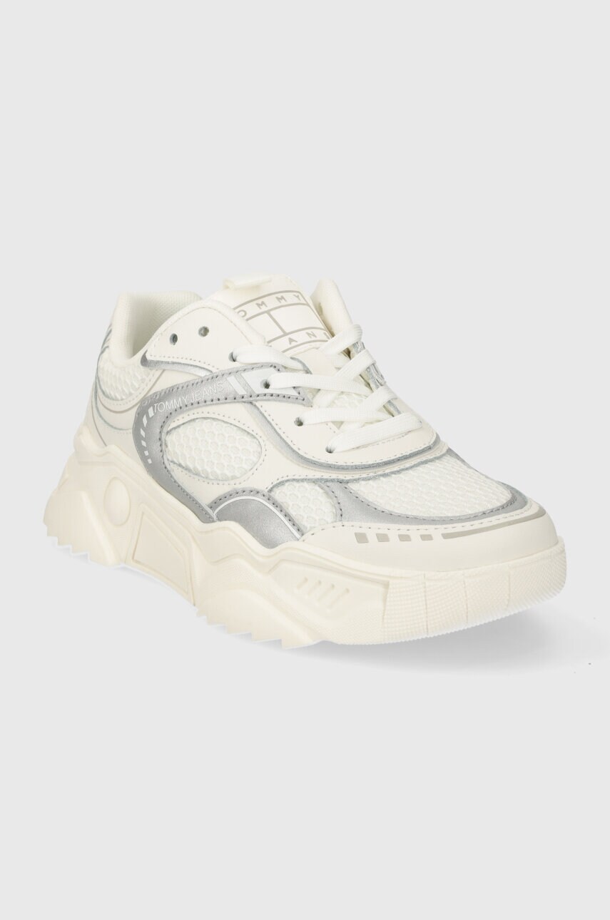 Кросівки Tommy Jeans TJW CHUNKY RUNNER колір бежевий EN0EN02492