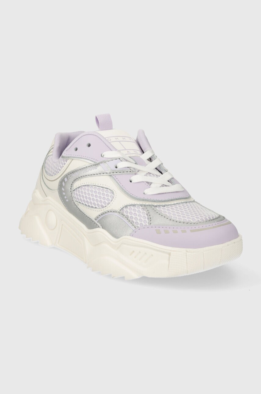 Кросівки Tommy Jeans TJW CHUNKY RUNNER колір фіолетовий EN0EN02492