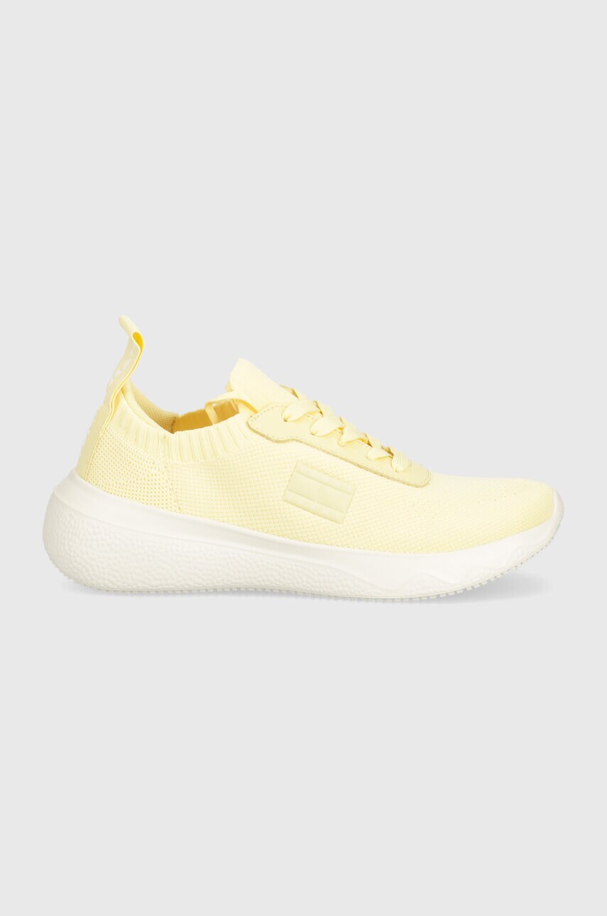 Кросівки Tommy Jeans TJW FLEXI RUNNER колір жовтий EN0EN02489
