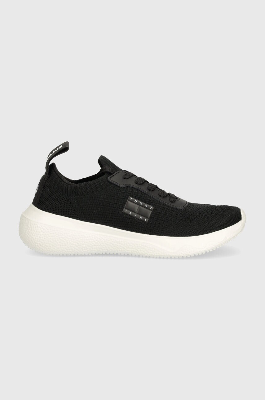 Кросівки Tommy Jeans TJW FLEXI RUNNER колір чорний EN0EN02489