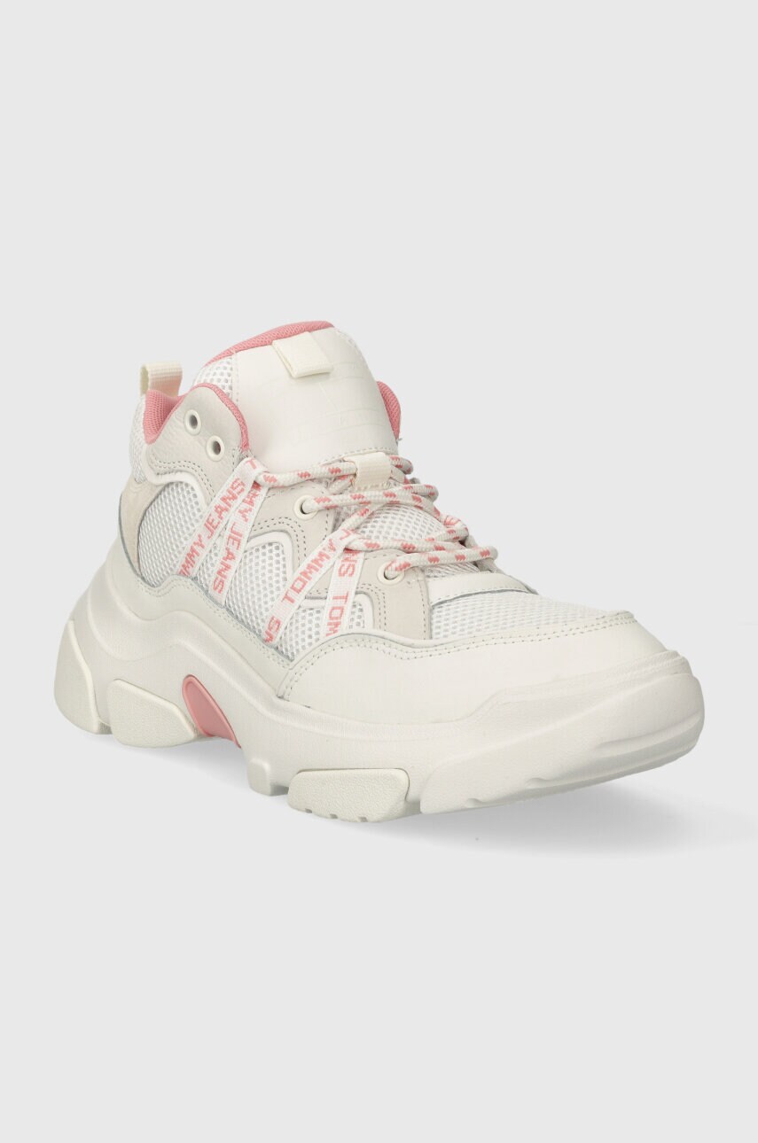 Кросівки Tommy Jeans TJW MODULAR RUNNER колір сірий EN0EN02473