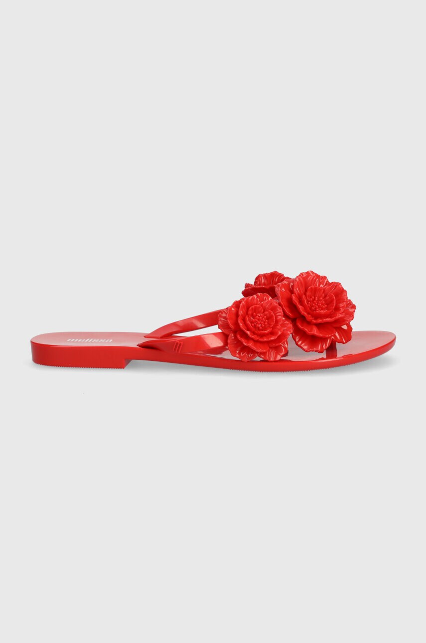В'єтнамки Melissa MELISSA HARMONIC SPRINGTIME AD жіночі колір червоний на плоскому ходу M.35704.T130