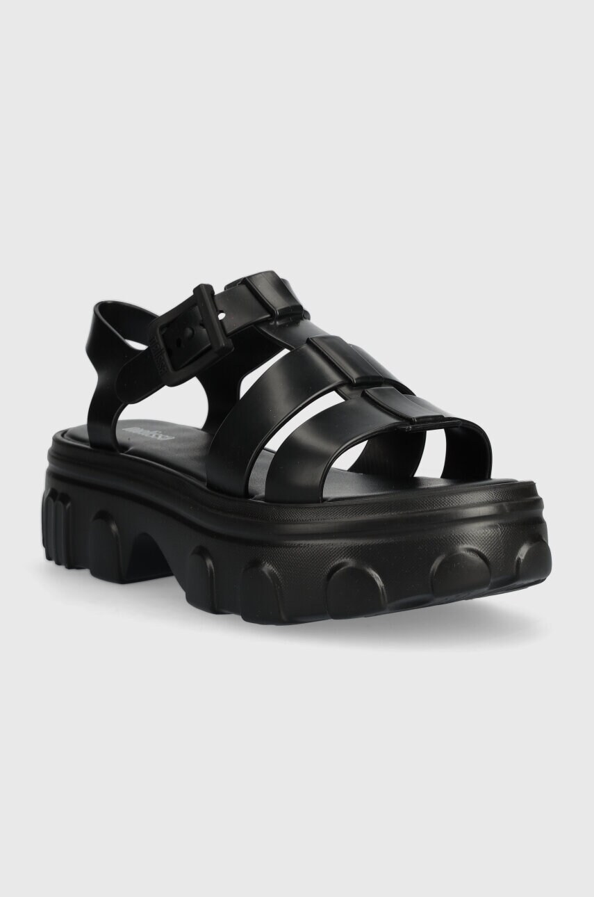 Сандалі Melissa MELISSA ELLA AD жіночі колір чорний на платформі M.35791.V416