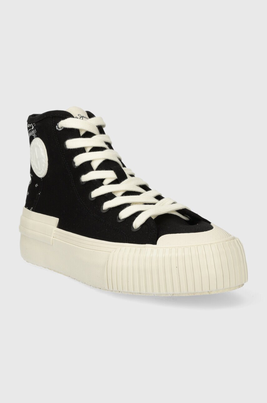 Кеди Pepe Jeans PLS31554 жіночі колір чорний SAMOI DIVIDED