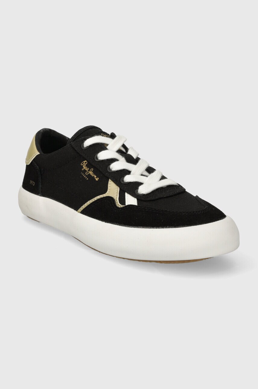 Кеди Pepe Jeans PLS31556 жіночі колір чорний TRAVIS BRIT W