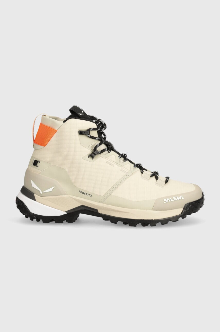 Черевики Salewa Puez Mid Powertex жіночі колір бежевий 00-0000061439