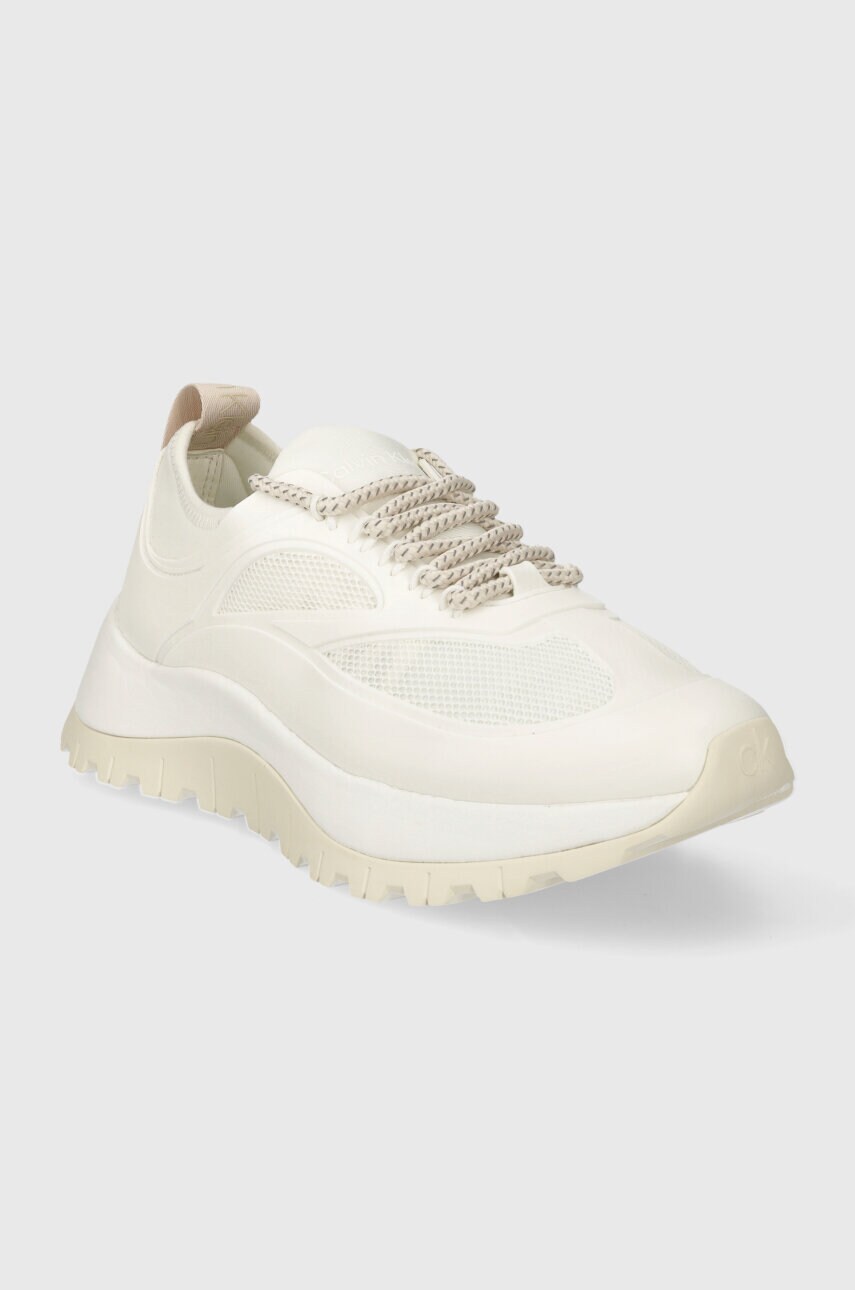 Кросівки Calvin Klein RUNNER LACE UP CAGING колір білий HW0HW01900