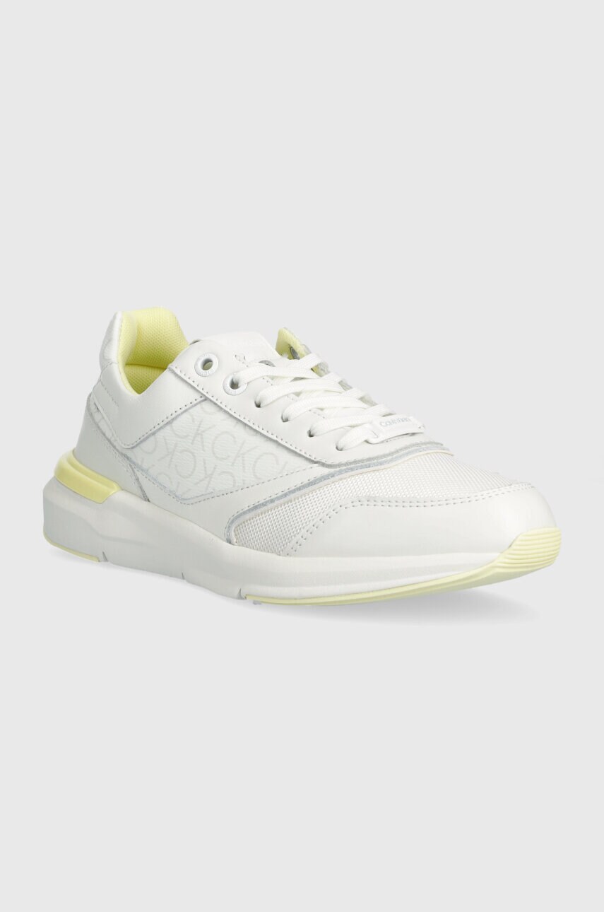 Кросівки Calvin Klein RUNNER LACE UP EPI MONO MIX колір білий HW0HW01912
