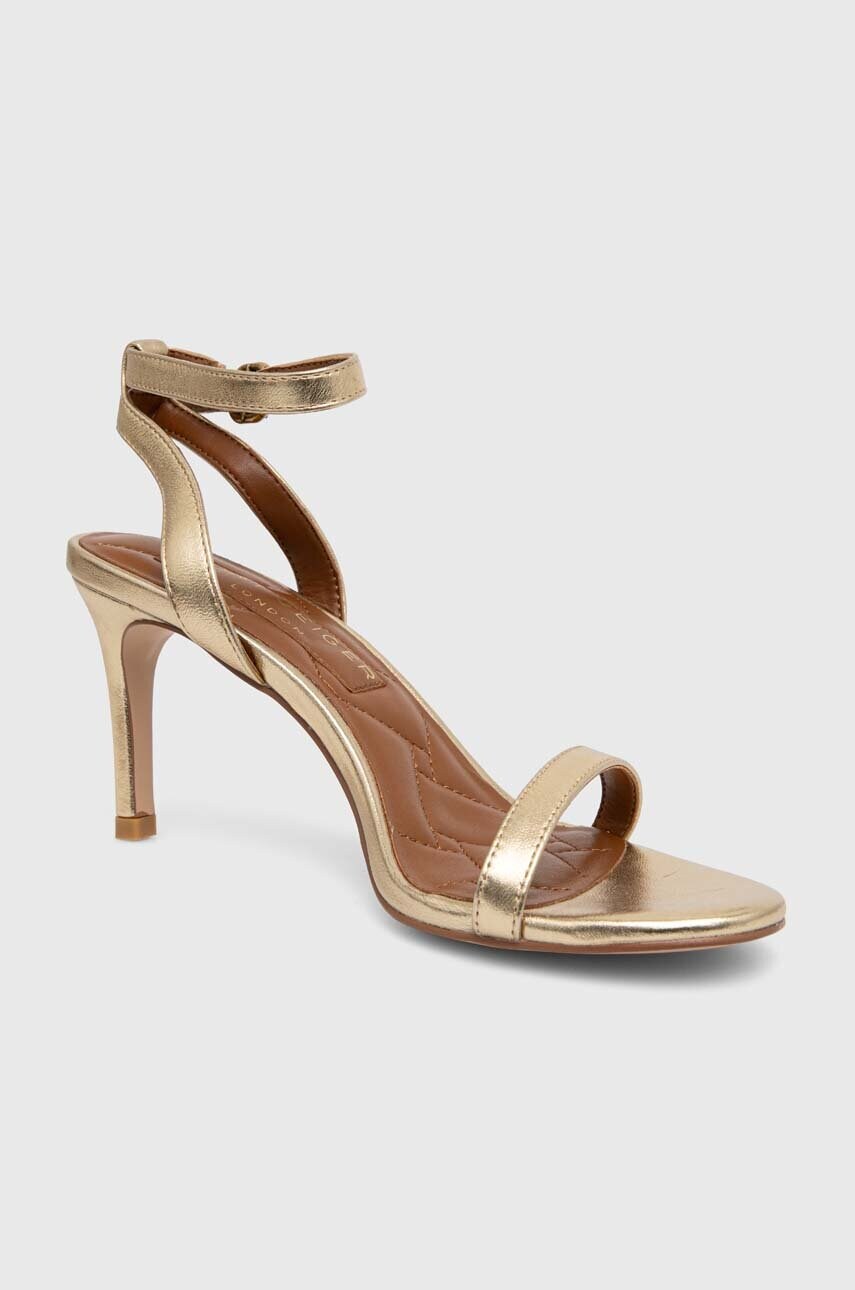 Шкіряні сандалі Kurt Geiger London Mayfair Strappy Sandal колір золотий 2040961109