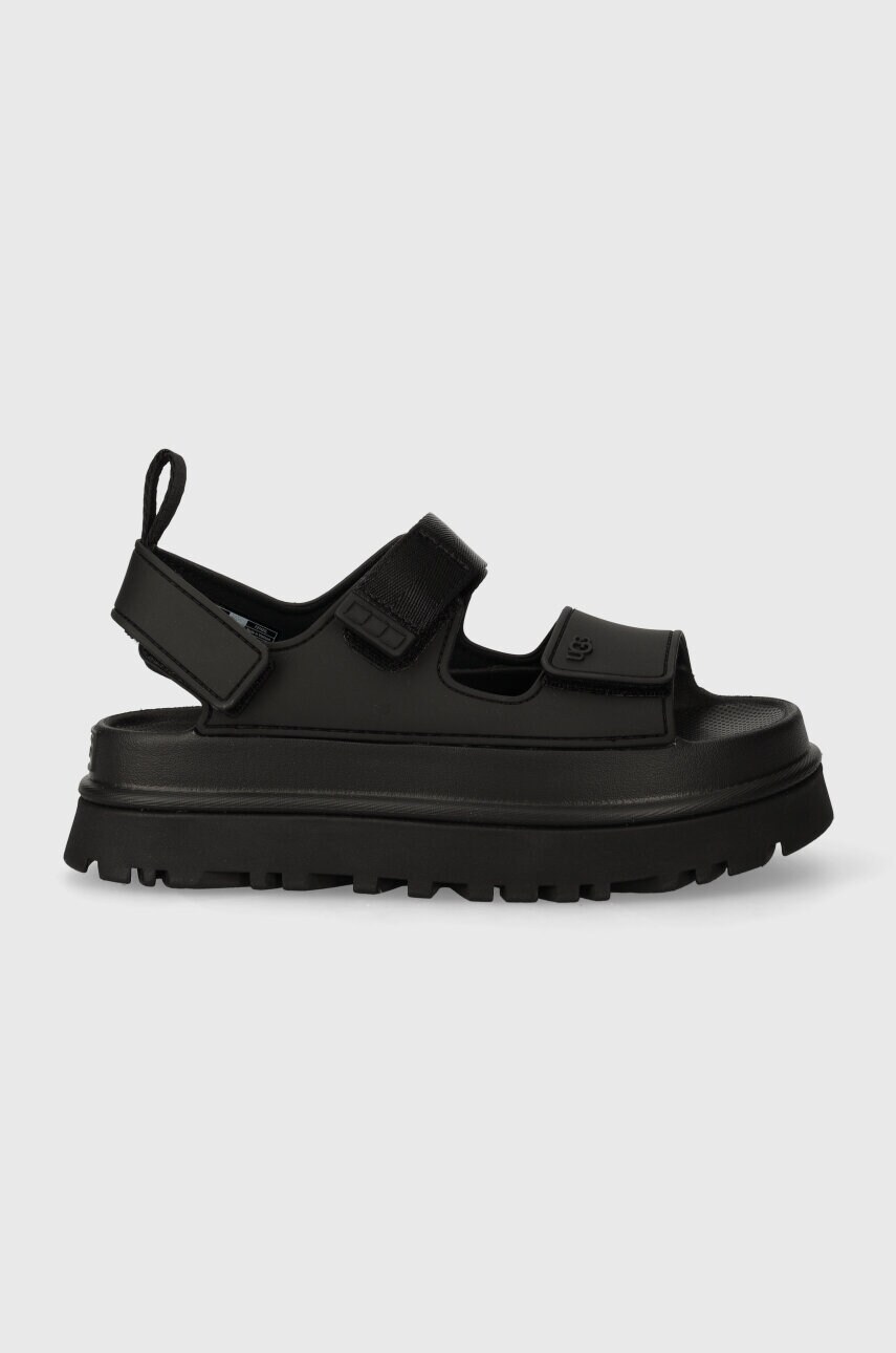 Сандалі UGG Goldenglow колір чорний на платформі 1152685
