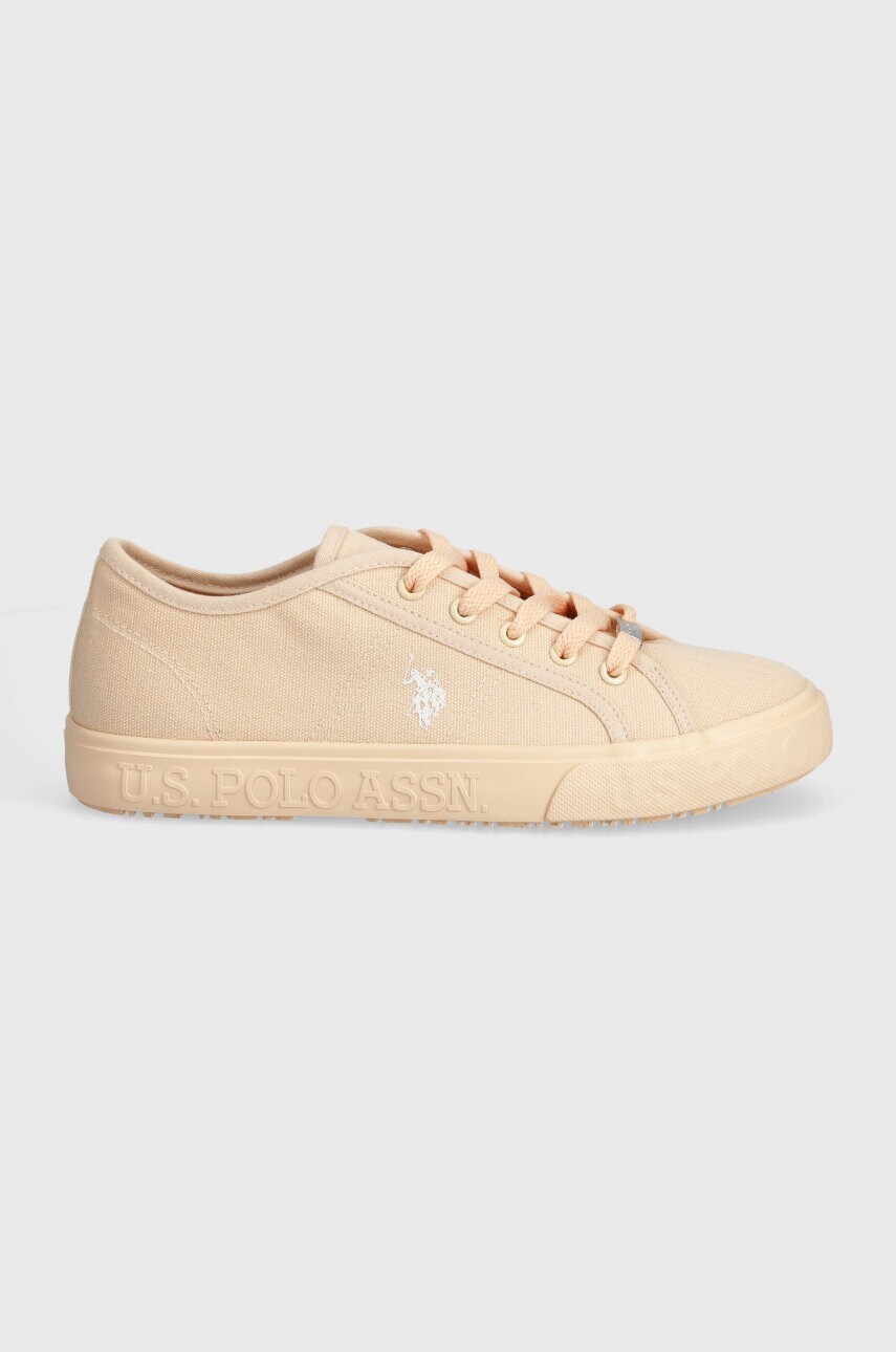 Кеди U.S. Polo Assn. MAREW жіночі колір помаранчевий MAREW005W 4C3