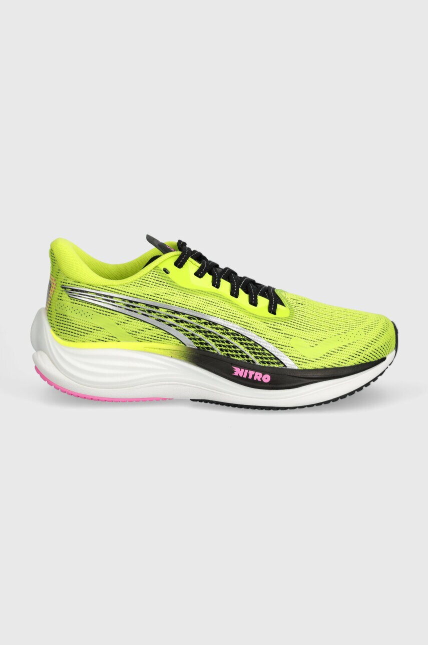 Бігові кросівки Puma Velocity Nitro 3 колір зелений 380081