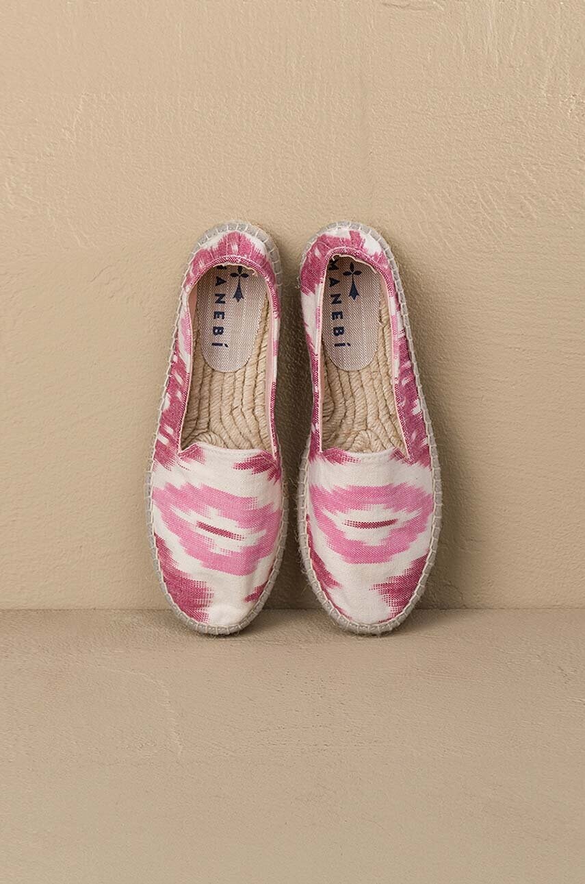 Еспадрилі Manebi Tulum Flat Espadrilles колір рожевий G 1.7 N0