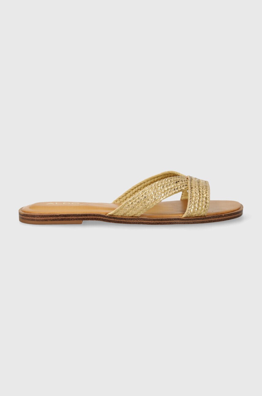 Шльопанці Aldo Caria жіночі колір золотий 13740382.Caria