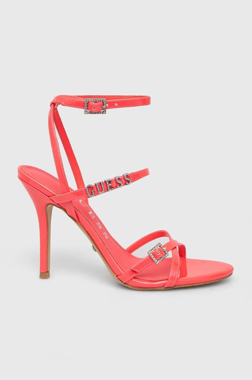 Сандалі Guess EDELIA4 колір рожевий FLJED4 PAT03
