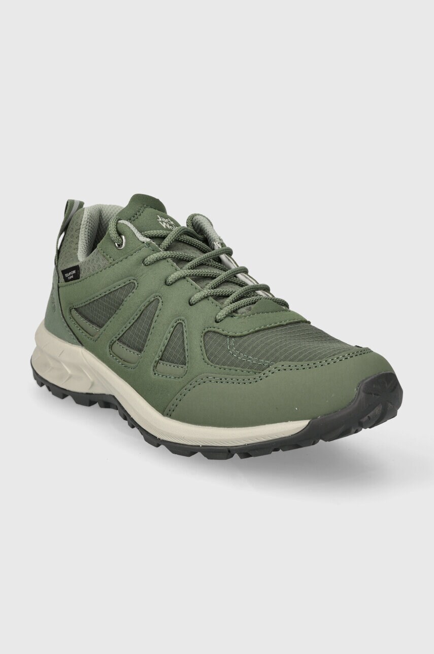 Черевики Jack Wolfskin Woodland 2 Texapore Low жіночі колір зелений