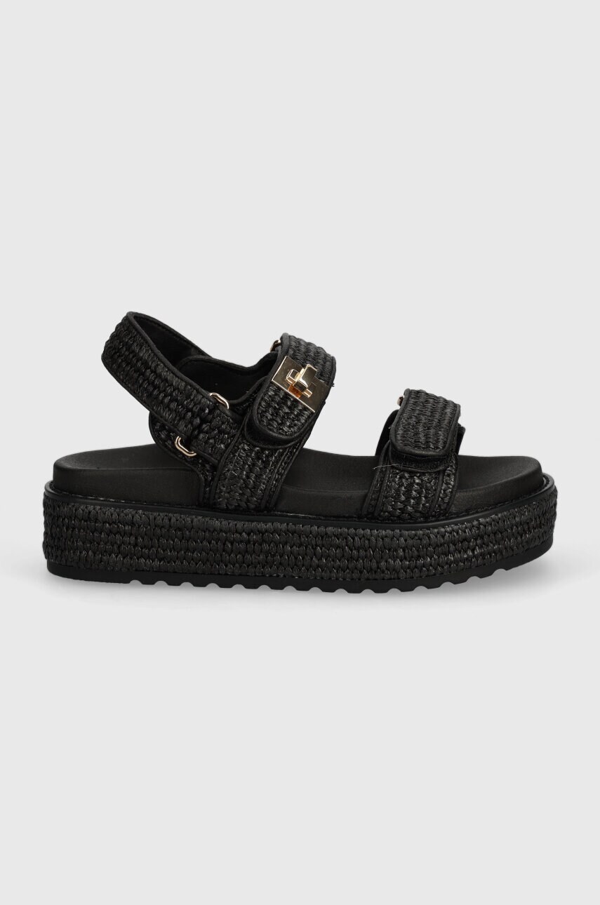Сандалі Steve Madden Bigmona жіночі колір чорний на платформі SM11003034