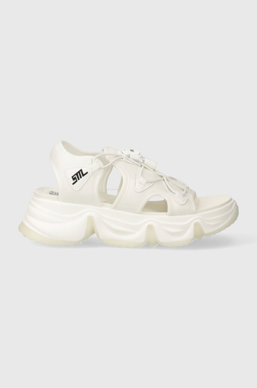 Сандалі Steve Madden Chivalry жіночі колір білий на платформі SM11003058