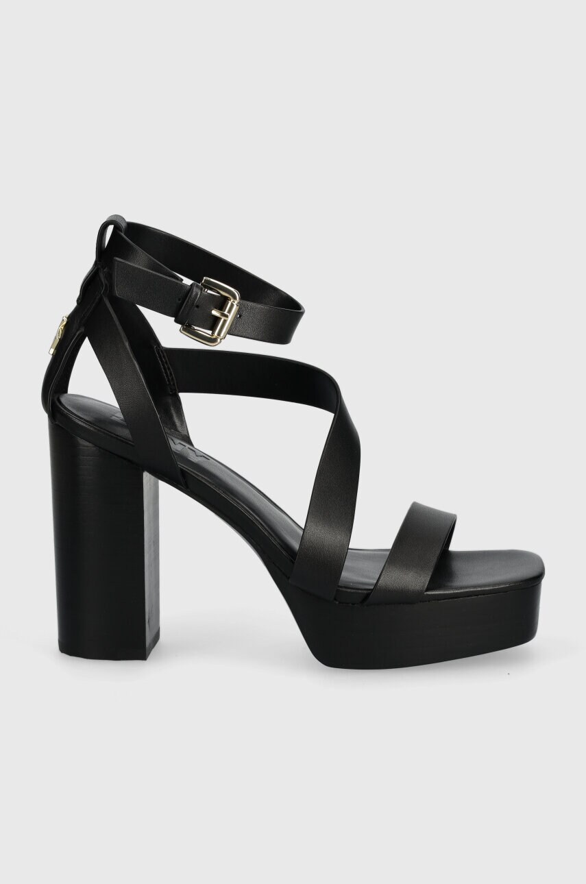 Шкіряні сандалі Dkny Ilisa колір чорний K1447608