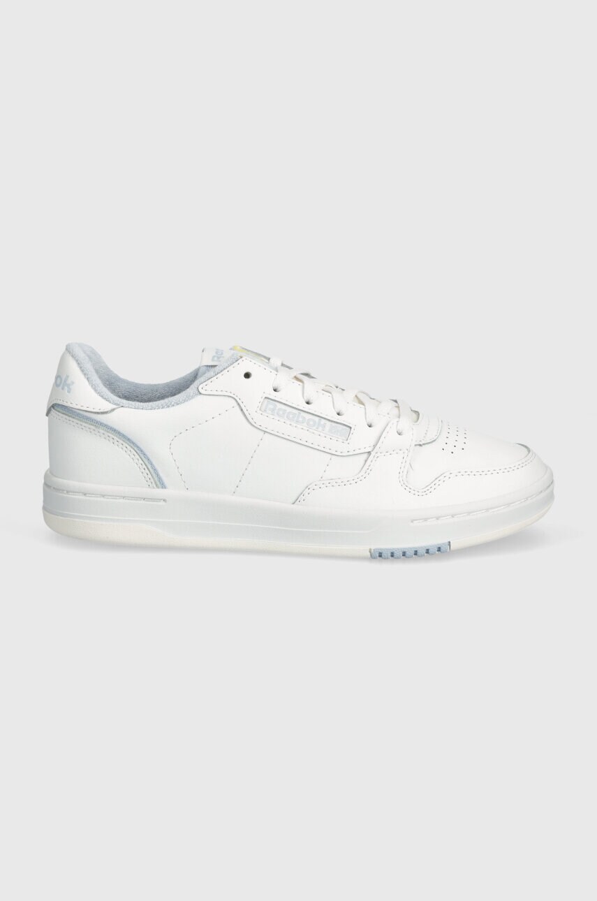 Шкіряні кросівки Reebok Classic Phase Court колір білий 100075018