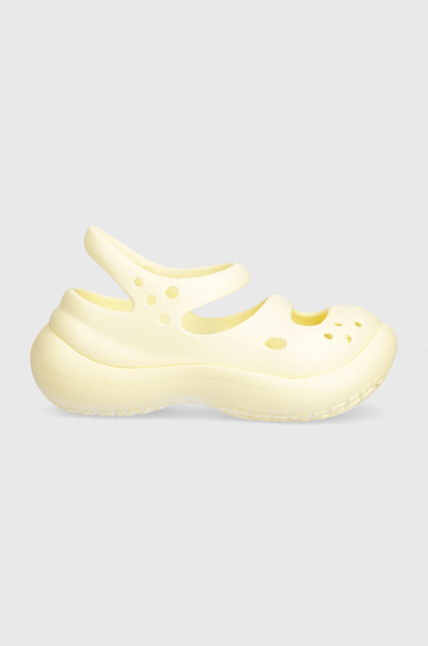 Сандалі Crocs Phaedra жіночі колір бежевий на платформі 209560