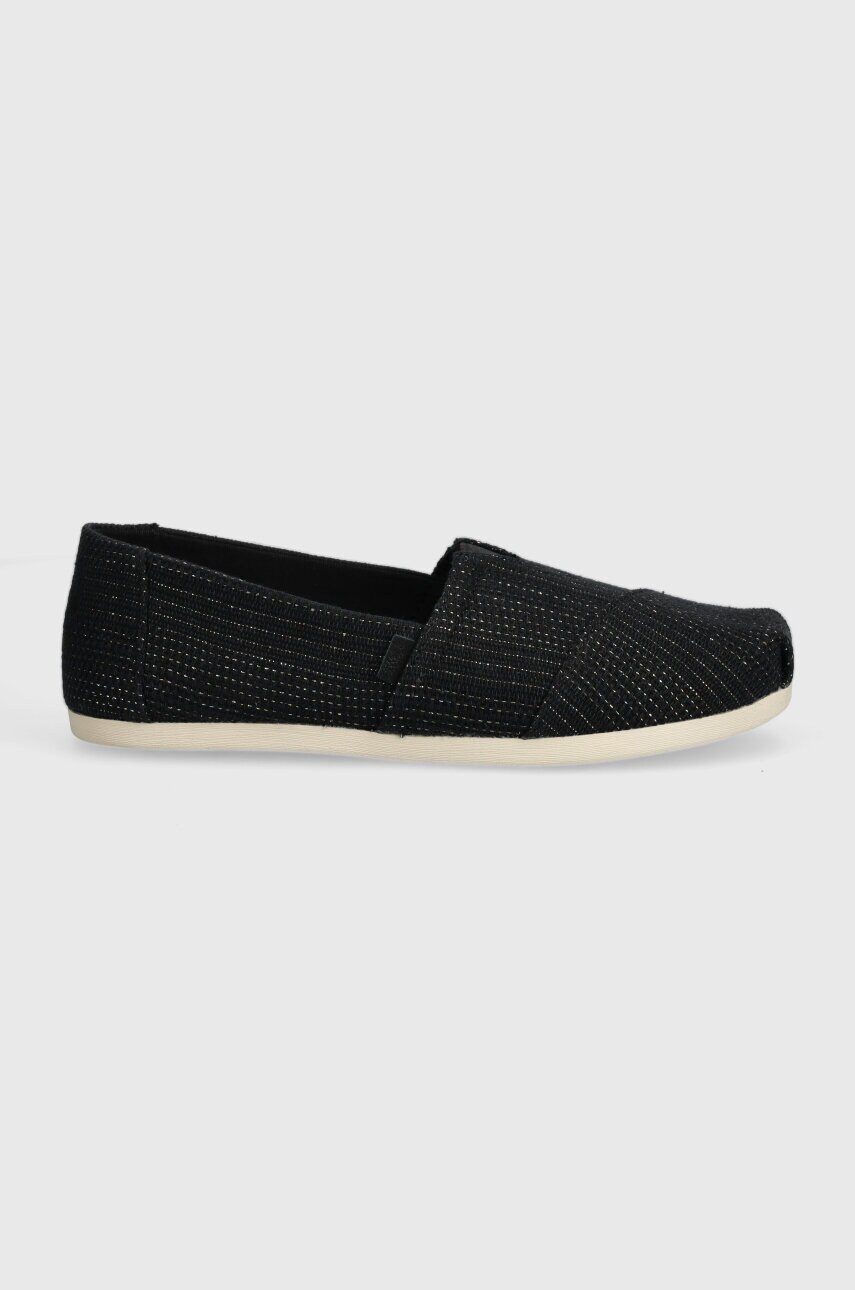 Еспадрилі Toms Alpargata колір чорний 10020665