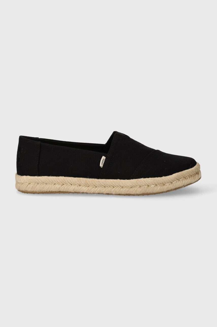 Еспадрилі Toms Alpargata Rope 2.0 колір чорний 10020687