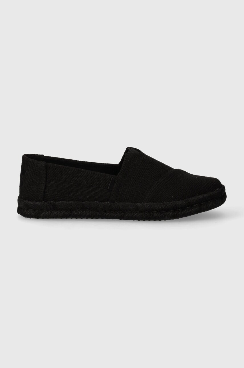 Еспадрилі Toms Alpargata Rope 2.0 колір чорний 10020706