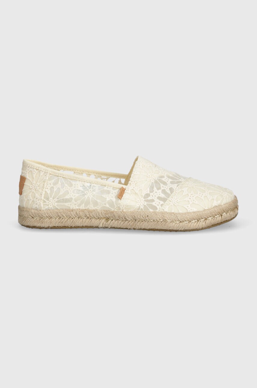 Еспадрилі Toms Alpargata Rope 2.0 колір бежевий 10020685