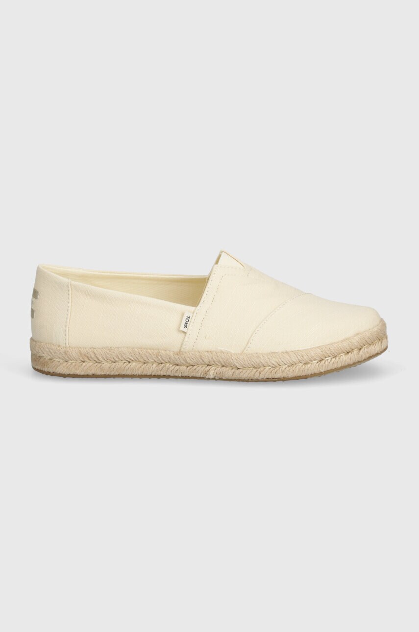Еспадрилі Toms Alpargata Rope 2.0 колір бежевий 10020695