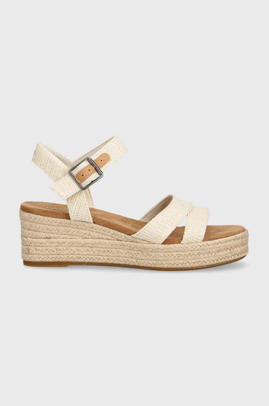 Сандалі Toms Audrey колір бежевий 10020758