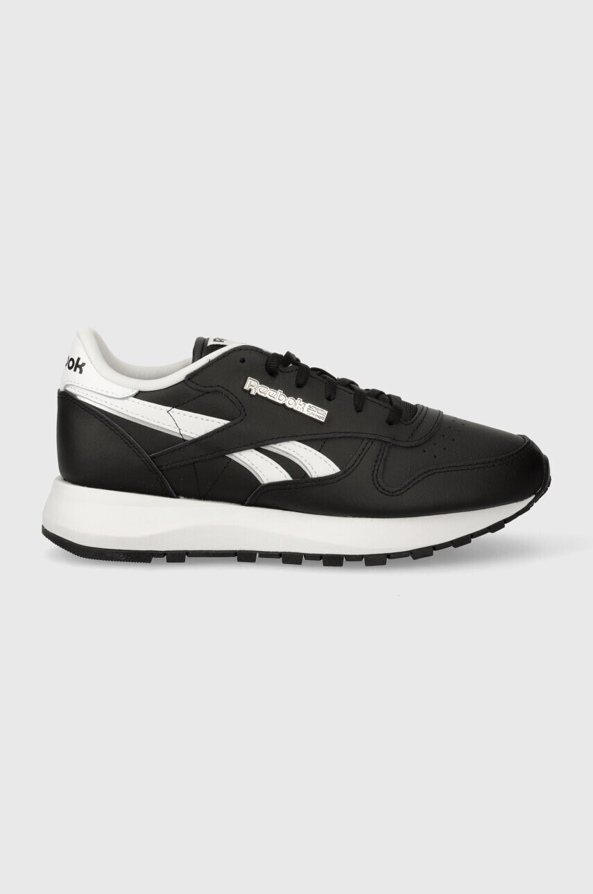 Шкіряні кросівки Reebok Classic Classic Leather колір чорний 100074549