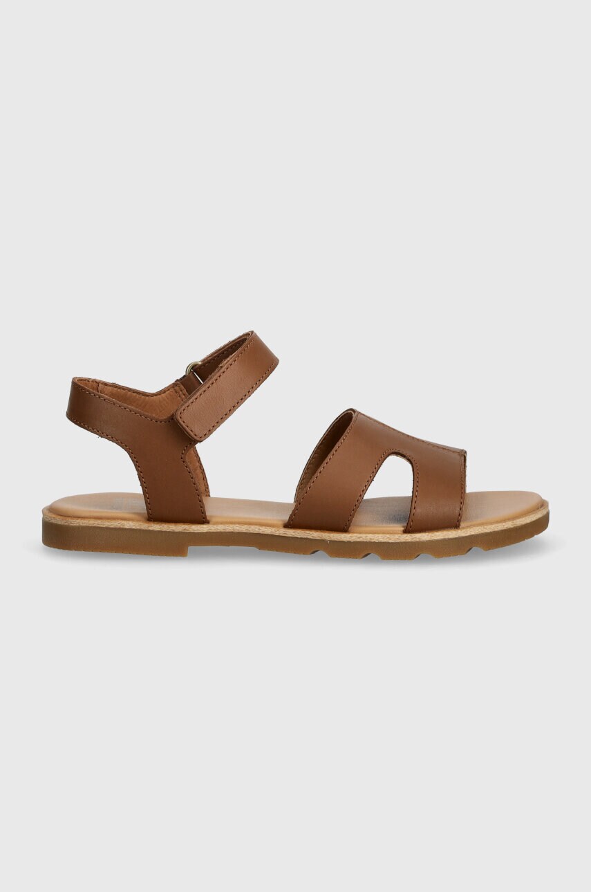 Шкіряні сандалі Sorel ELLA III ANKLE STRAP жіночі колір коричневий 2076821242