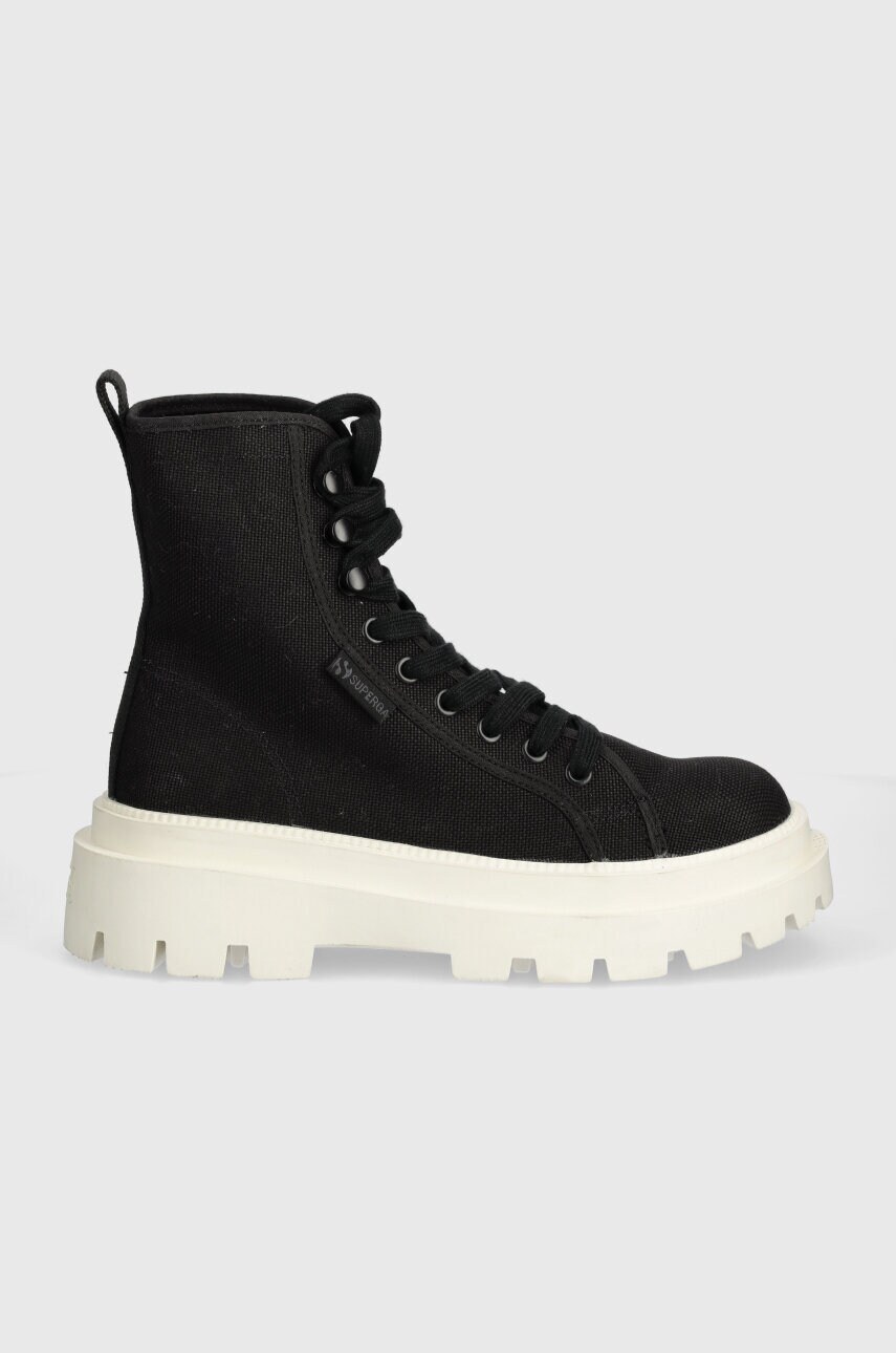 Кеди Superga 3051 ALPINA APEX HIGH жіночі колір чорний S1171QW