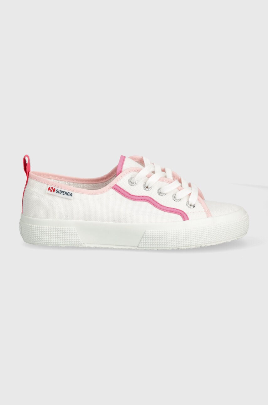 Кеди Superga 2750 CURLY BINDINGS жіночі колір білий S8138NW