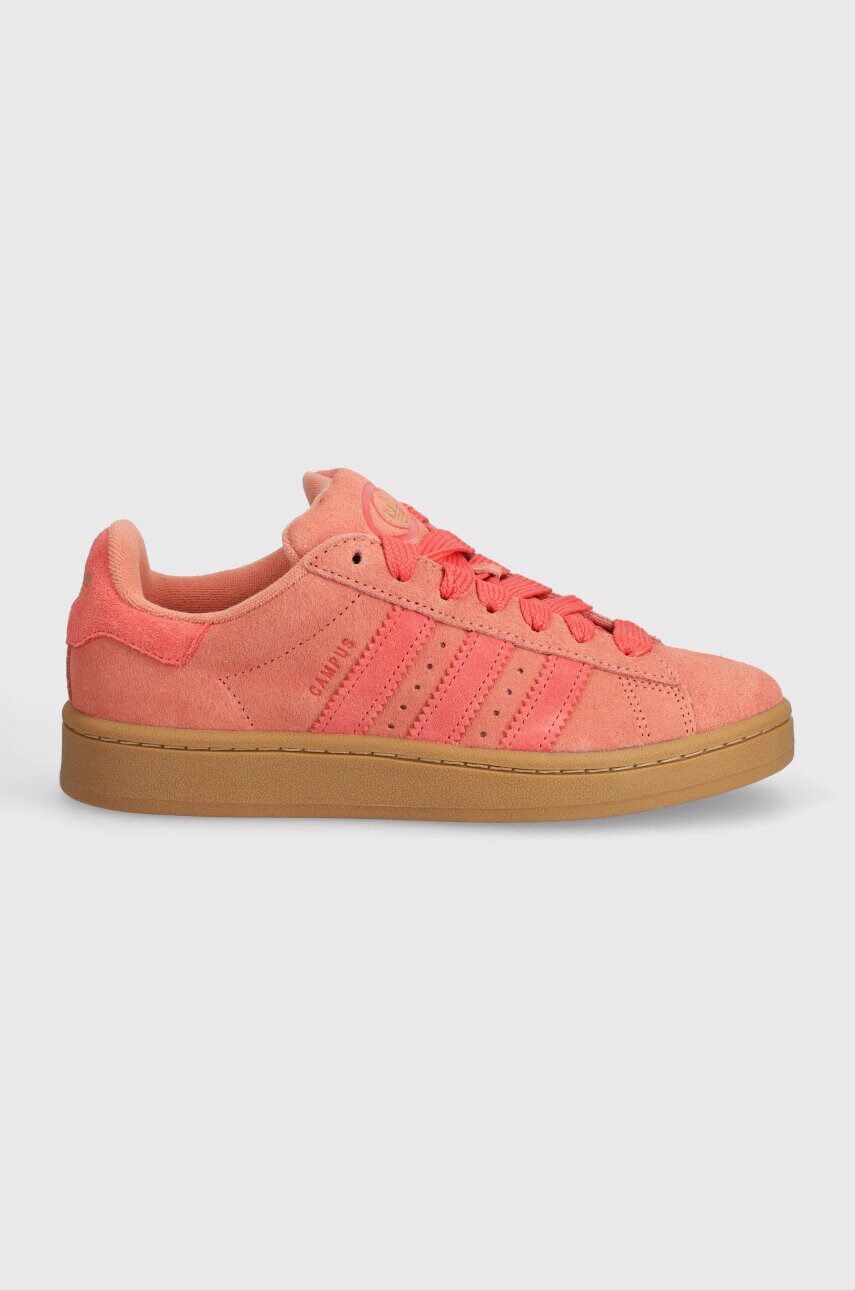 Замшеві кросівки adidas Originals колір помаранчевий IE5587