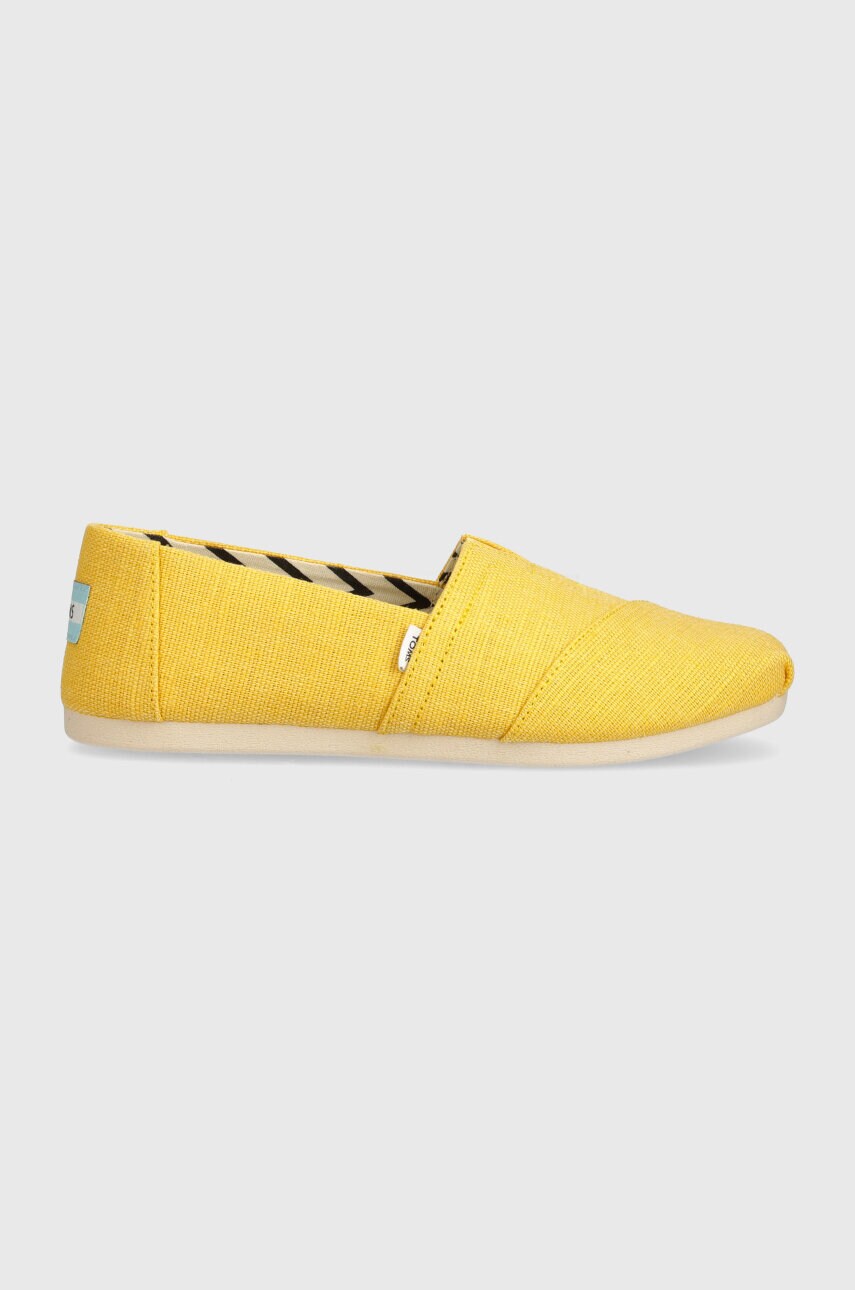 Еспадрилі Toms Alpargata колір жовтий 10020651