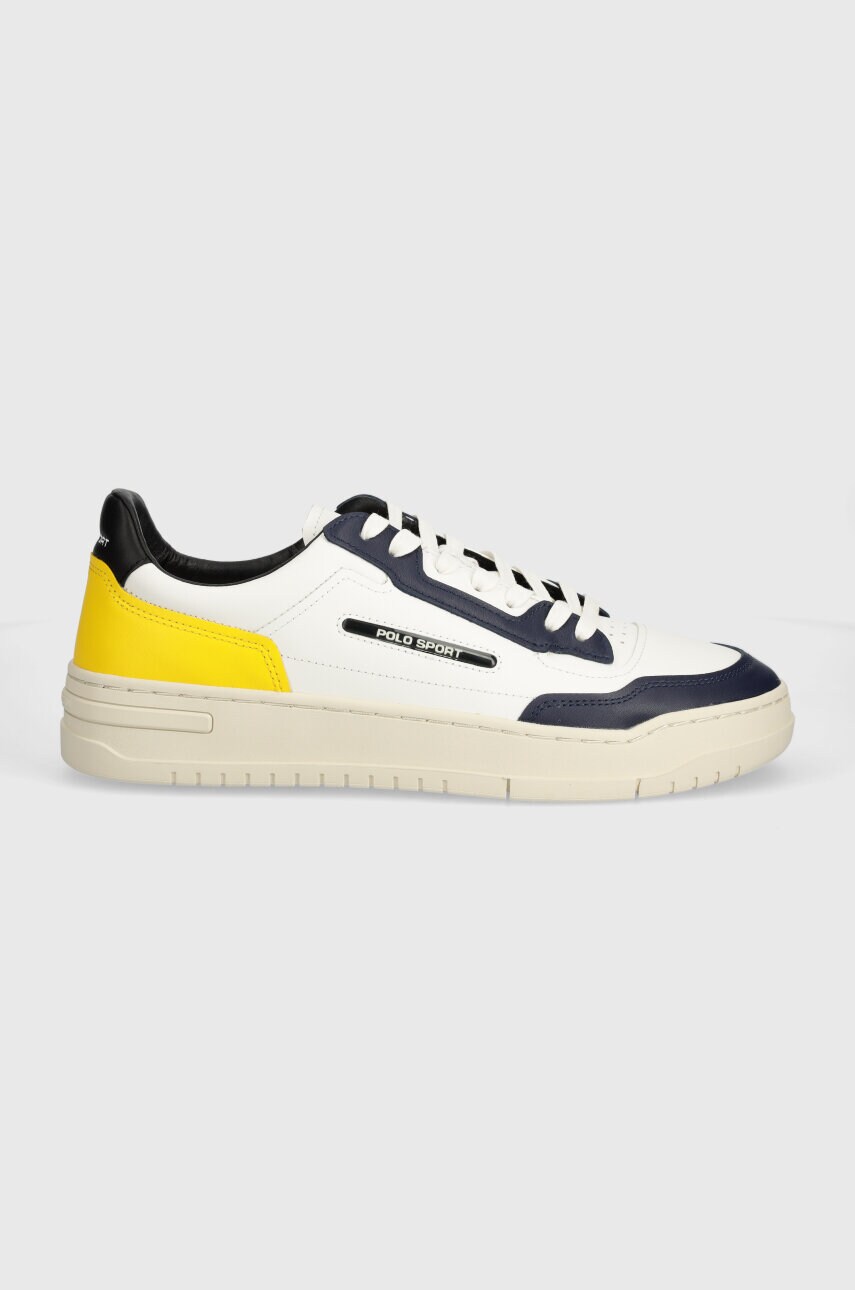 Шкіряні кросівки Polo Ralph Lauren Ps 300 колір білий 809931902004